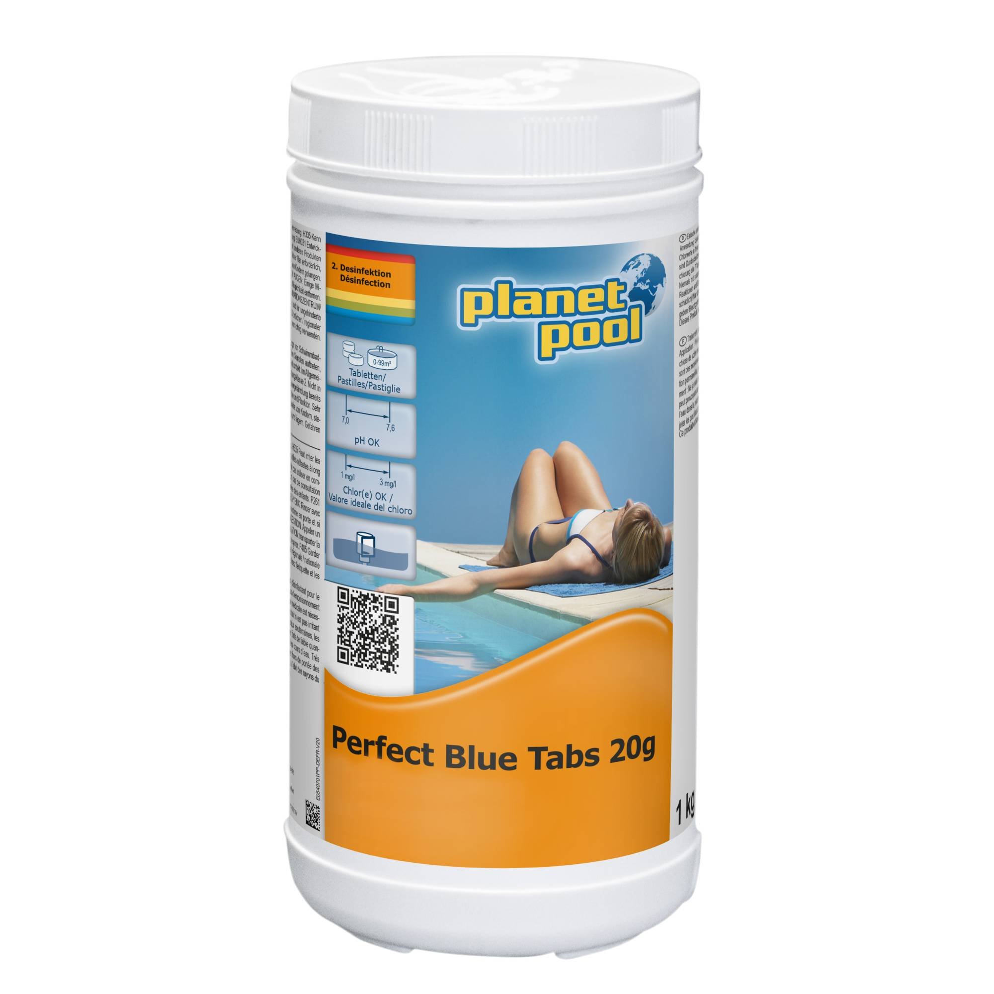 Planet Pool - Perfect Blue Tabs 20 g, 1 kg