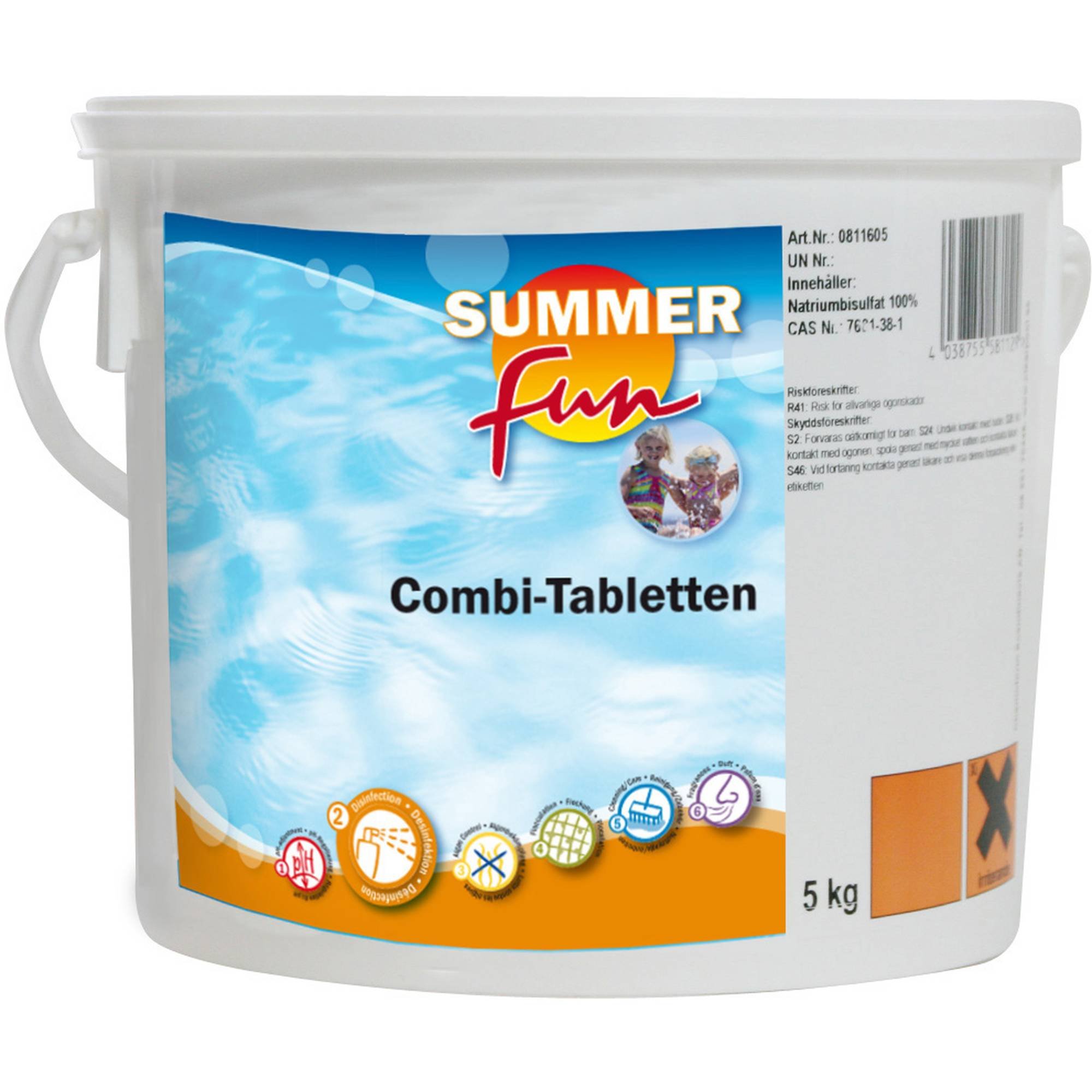 Summer Fun - Combi-Tabletten - 200g Tabletten, 5 kg
