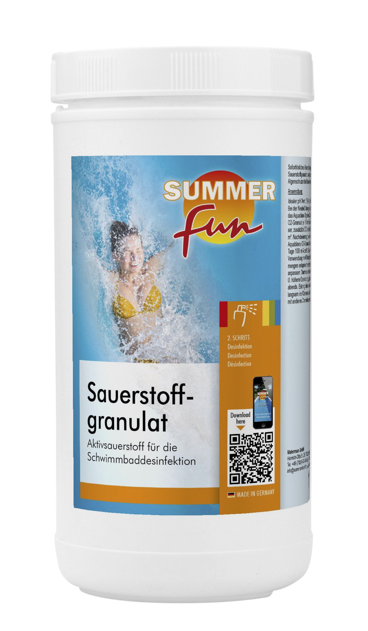 Summer Fun - Sauerstoffgranulat, 1 kg