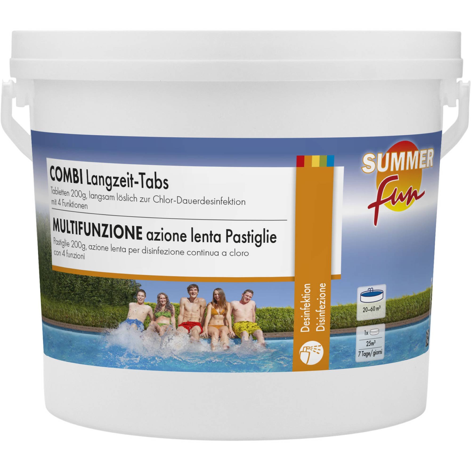 Summer Fun - Combi Langzeit-Tabs - 200g Tabletten, 2,4 kg