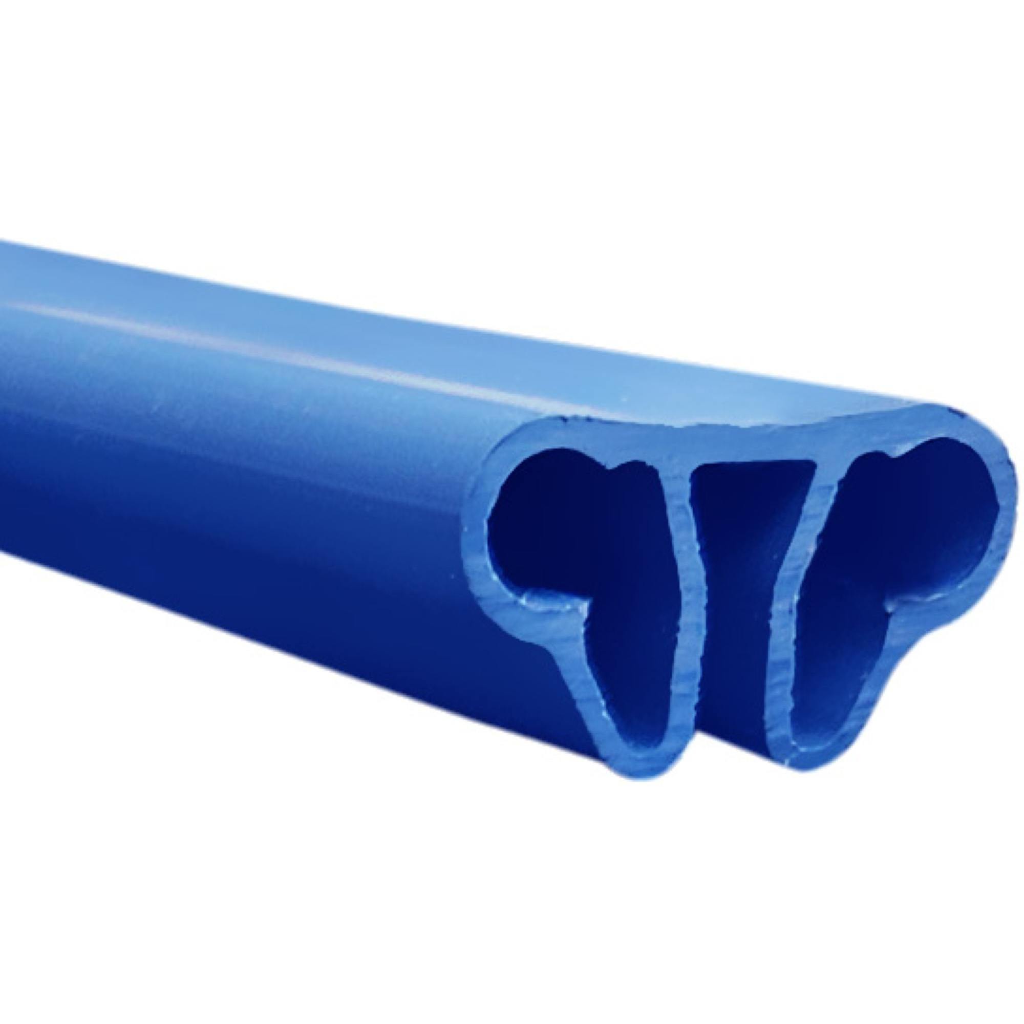 Bodenschienen Set Q2 für Pool / Rundbecken 420 cm, 12 Elemente à 1160 mm, blau