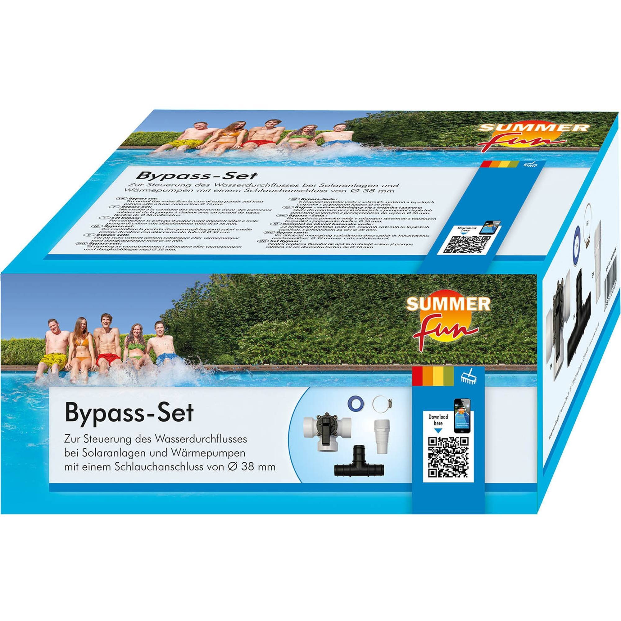 Bypass-Set für Solarmatten oder Wärmepumpen