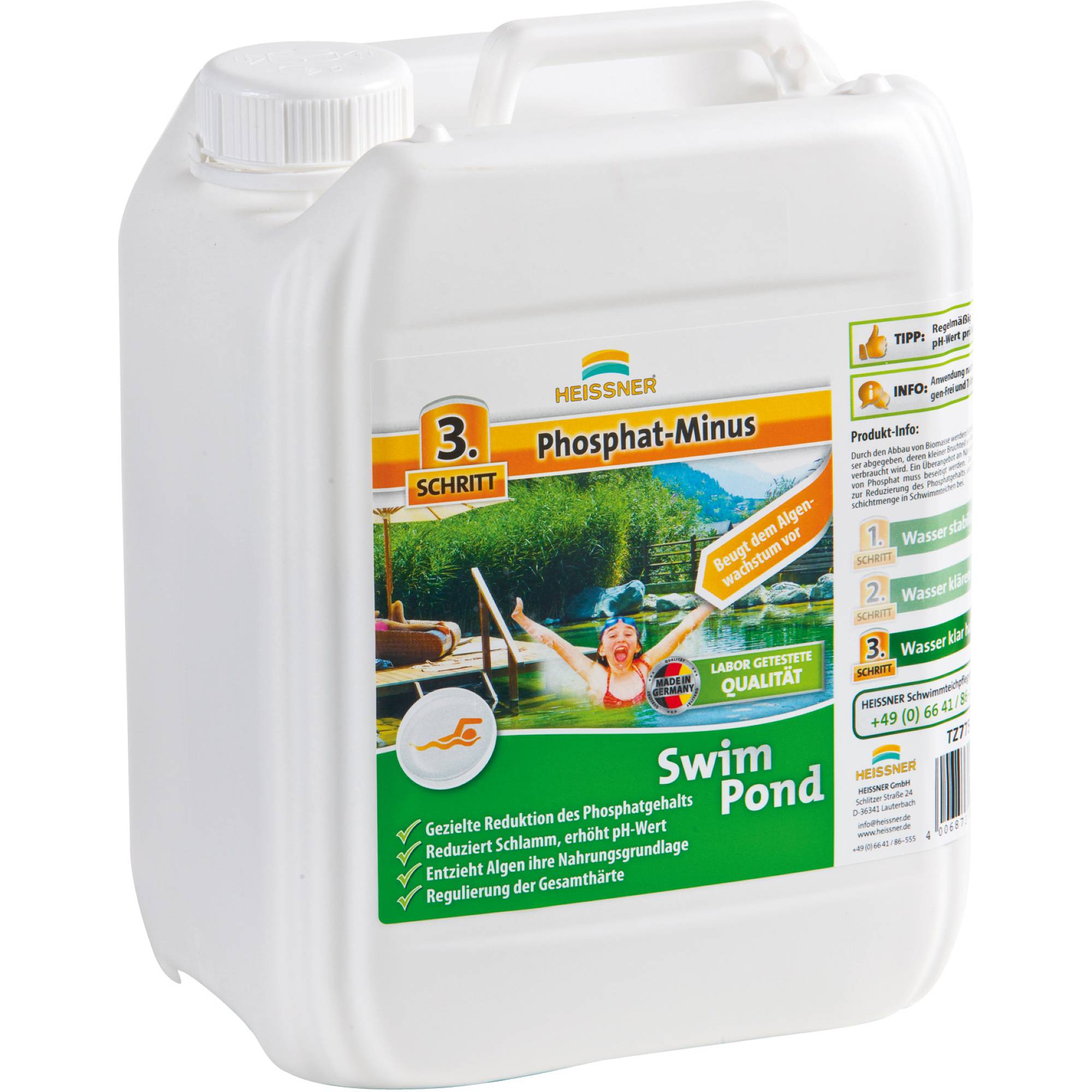 Phosphat-Minus 5 kg - Schwimmteichpflege von Heissner
