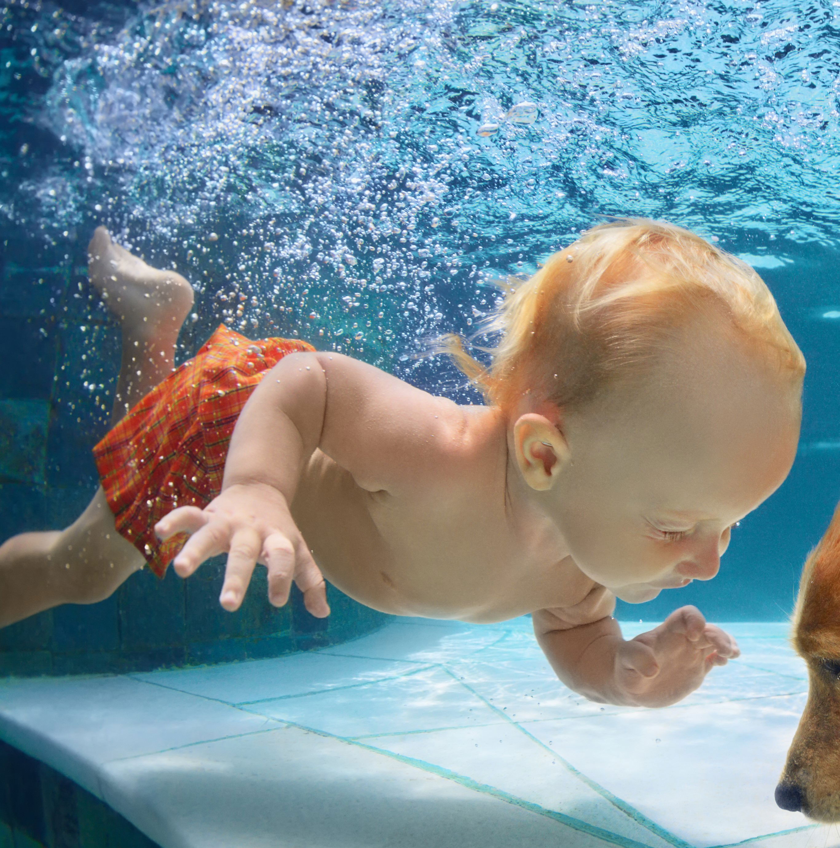 Poolsicherheit Babyschwimmen