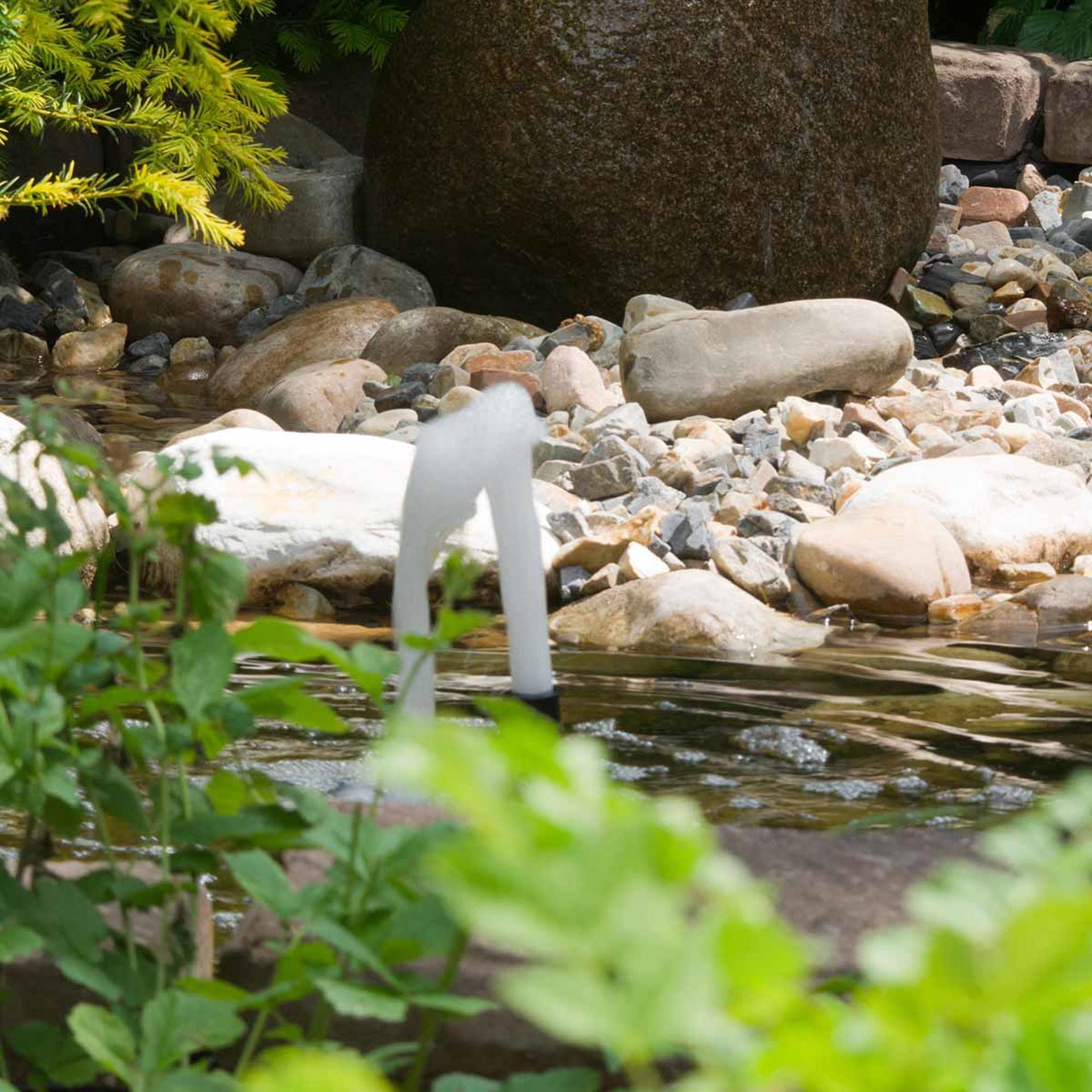 TEICH SET GROSSER FERTIGTEICH 1000 LITER BECKEN MIT UNTERWASSER