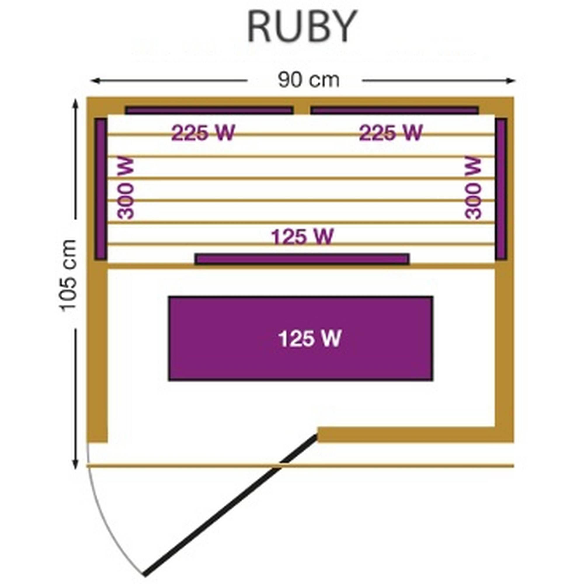 Mountfield Infrarot Sauna Ruby Mountfield Infrarot Sauna Ruby