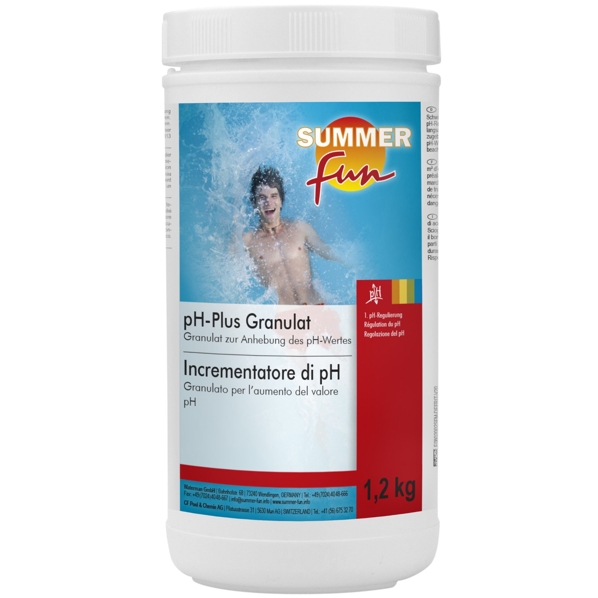 Summer Fun - pH-Plus Granulat, 1,2 kg