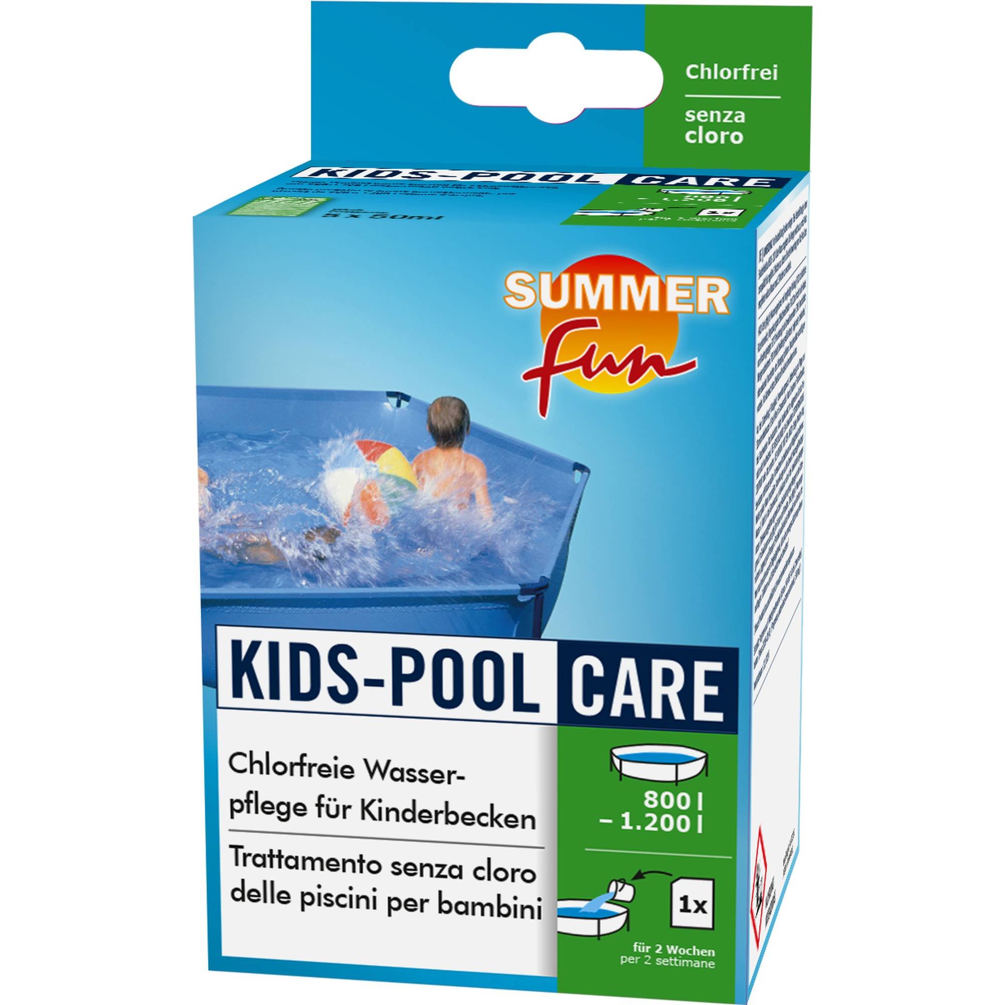 Summer Fun - Kids-Pool Care - 5 x 50ml, 0,25 Ltr.