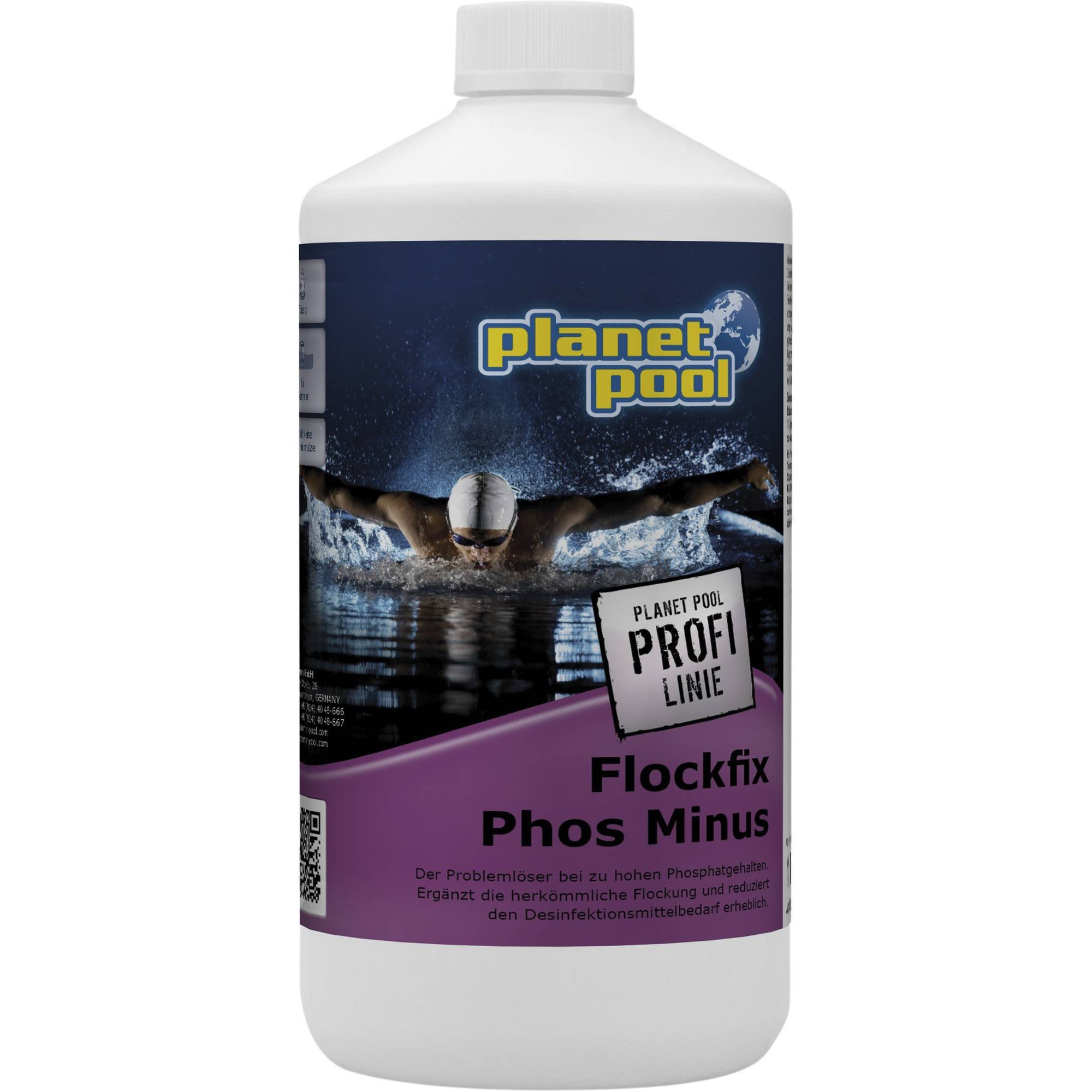 Planet Pool Profi Line - Flockfix Phos Minus, 1 Ltr.