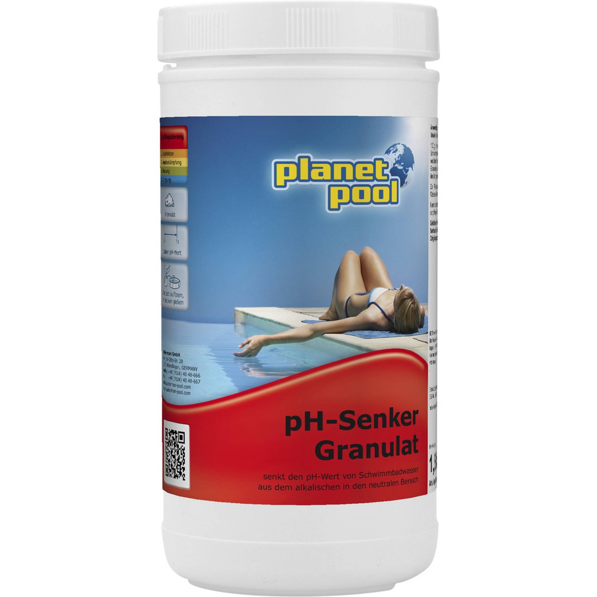 PLANET POOL pH-Senker Granulat 1,5 kg