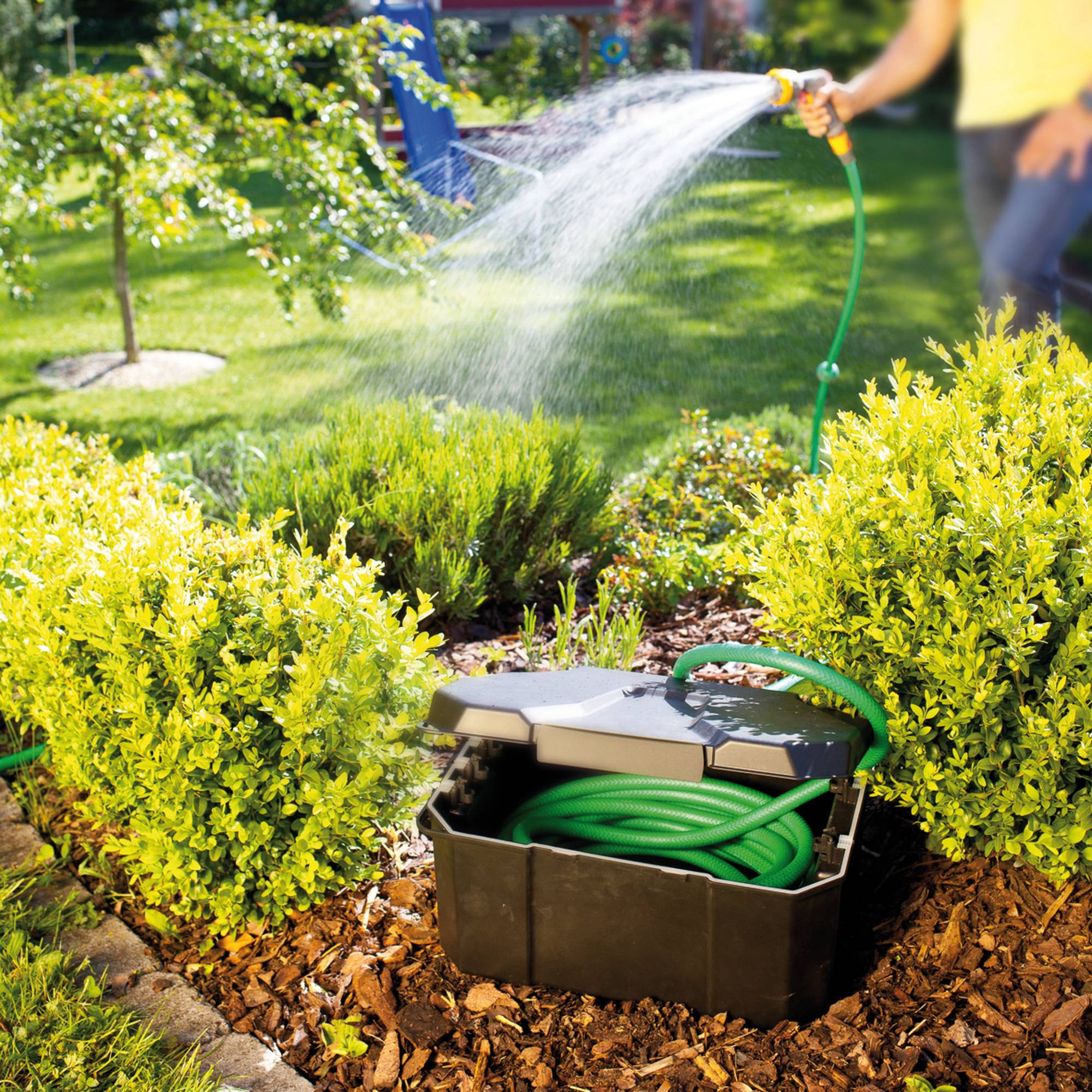 Heissner PowerBox Stromverteilerbox für Garten, Beleuchtung, Pool