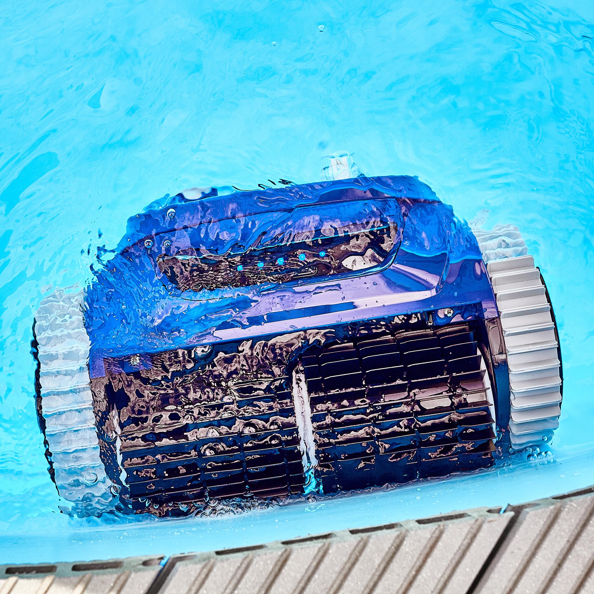 Kabelloser Poolroboter CF 400 CL, mit Akku und Fernsteuerung bis zu 120m²